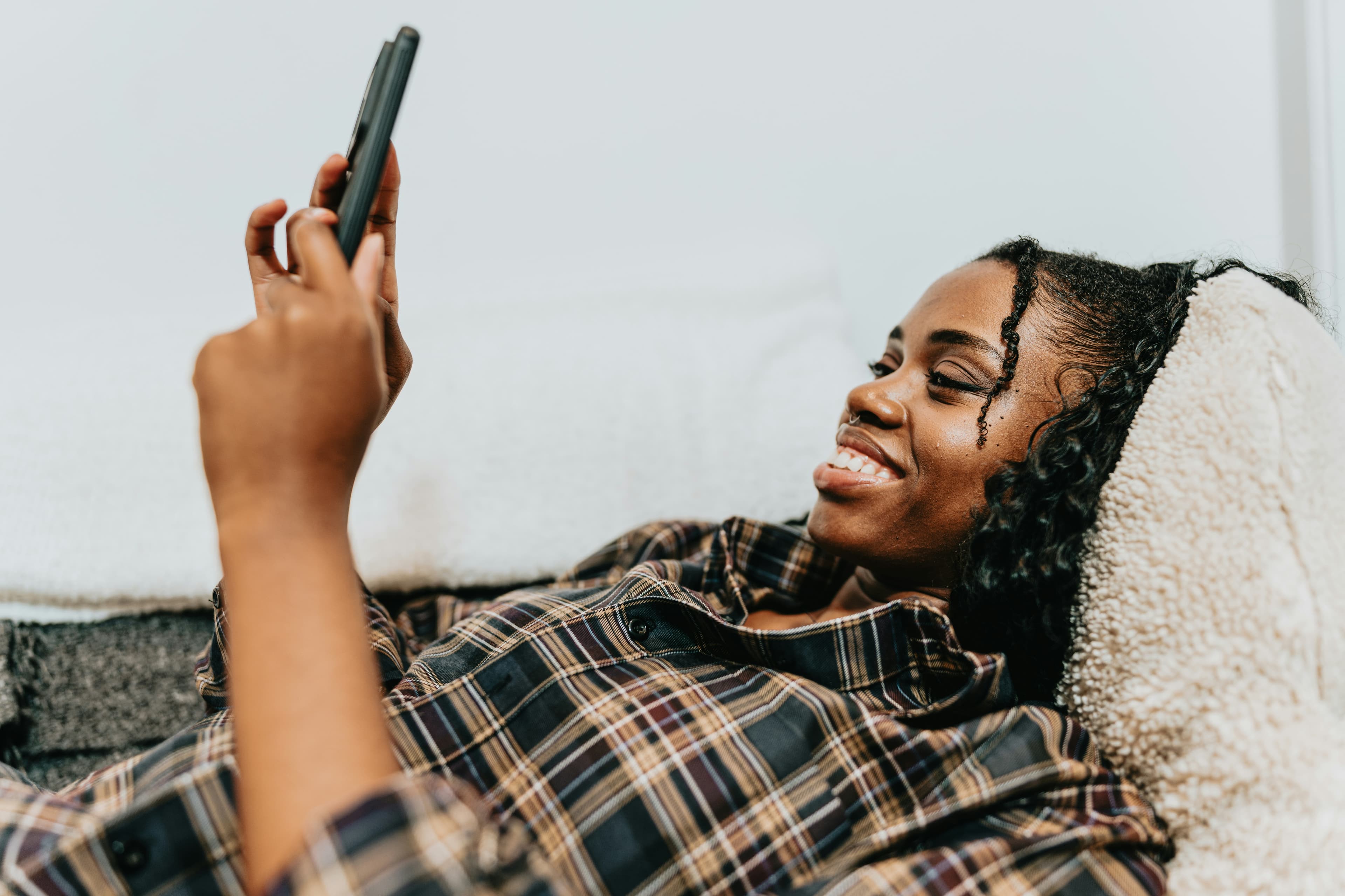 Woman making empowered choice